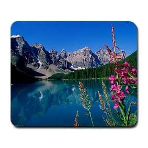  Scenic Nature Lake Mountains Large Mousepad mouse pad 