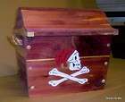 SOLID CEDAR PIRATES CHEST, TREASURE CHEST, TOY CHEST  