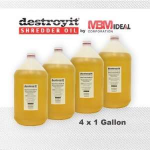  MBM Shredder Oil, 4 one gallon bottles Electronics