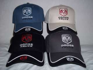Dodge Baseball Hat Cap Logo Emblem Truck Ram Black Gray Blue White 