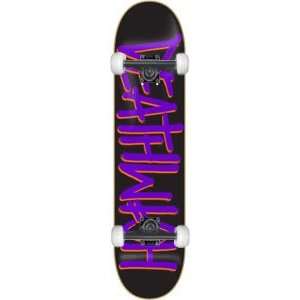  Deathwish Deathspray Complete Skateboard 8.12 Black/Purple 