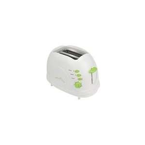   White 2 Slice Toaster with 2 Table Matts and