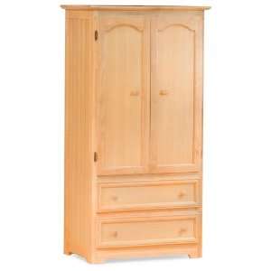  Two drawer armoire Natural Maple