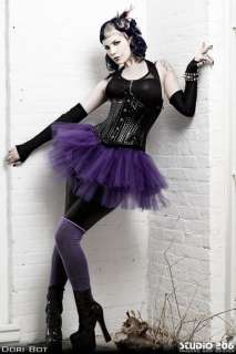 Bright Purple Cyber Goth Faerie Tulle Tutu Skirt Adult  