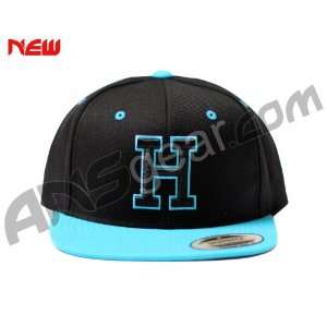  HK Army Snap Back H Hat   Black/Turquoise Sports 