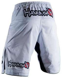 Hayabusa SHIAI MMA UFC Fight Shorts WHITE LARGE 34  