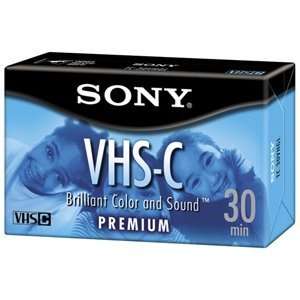  Sony TC 30VHGL   Premium   VHS C tape   T   1 x 30min 