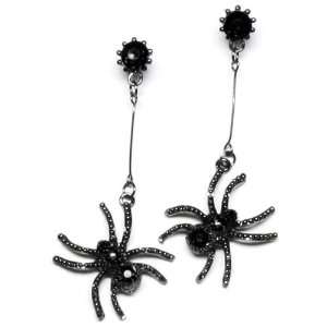  Lets Party By Rubies Costumes Spider Earrings / Silver 