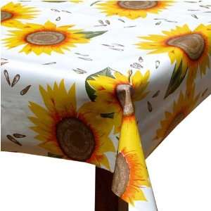  Sunflower Oilcloth Table Cloth (48 x 48)