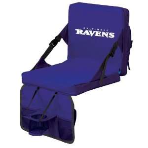   Ravens Folding Stadium Seat   NFL Football