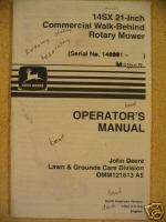 John Deere 14SX Walk Behind Mower Operator Manual 94  