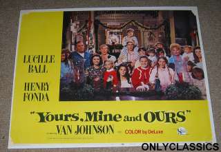 68 YOURS MINE  OURS LUCY BALL HENRY FONDA TITLE POSTER  