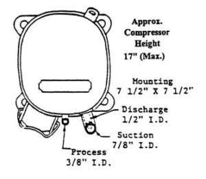 Tecumseh Compressor AGA5553EXT New Out of Warranty  