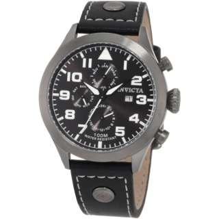   Dial Gunmetal Case Leather Strap Date Watch 0353 843836003537  