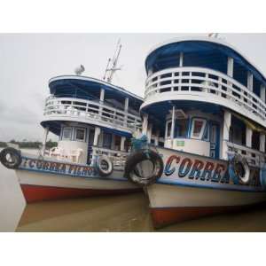   Steamers, Near Manaus, Brazil, South America 