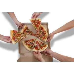  People Eating Pizza   Peel and Stick Wall Decal by 