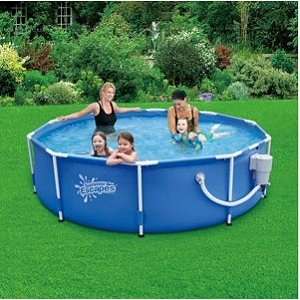  Round Frame Pool 10 x 30 With 580 GPH SkimmerPlus Filter 