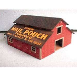  Alpine HO Mail Pouch Tobacco Barn Kit Toys & Games