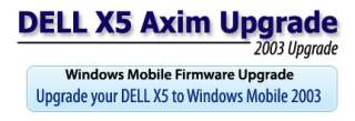 Dell Axim X5 Window Mobile 2003 Pocket PC Upgrade PDA  