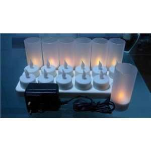  Rechargeable Tea Light Tealight Candles (No batteries 