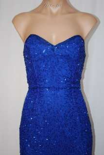   BEADED STRAPLESS TUBE SILK COCKTAIL FITTED DRESS WOMEN SZ 4  