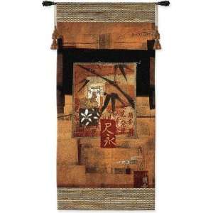   II Zen Asian Floral Tapestry by Thomas McCoy