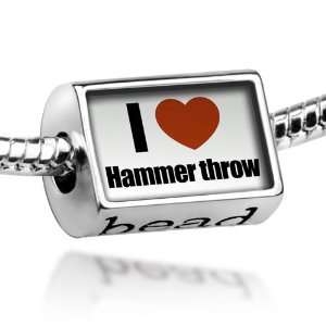  Beads I Love hammer throw   Pandora Charm & Bracelet 