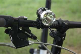 CREE XM L T6 1800 Lumens 6400mAh Battery flashlight bicycle torch 