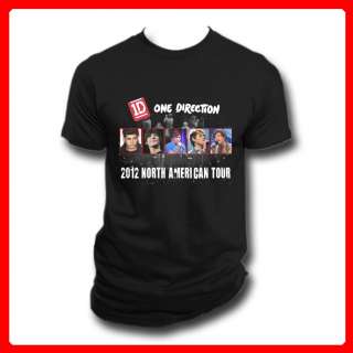  North American Tour Live Concert Black T shirt S M L XL XXL  