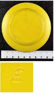 Antique Yellow Creil French Decorative Plate 1800s  
