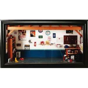  Shadowbox Generic Garage Diorama Toys & Games