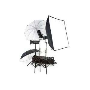  Bowens Gemini 500R/500R/500R Umbrella/Softbox Studio Monolight Kit 