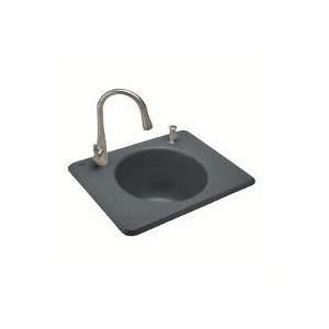    Kohler K 6654 2 Tandem Utility Sink, Basalt