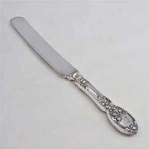  Brides Bouquet by Alvin, Silverplate Luncheon Knife, Blunt 