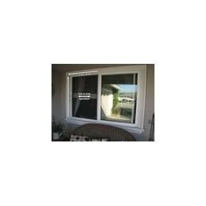  Plisse Retractable Window Screen, Side to Side, 52 to 60 