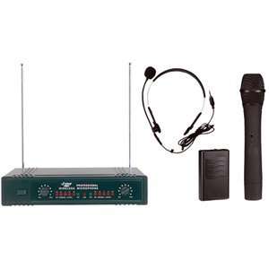  Wireless Microphone System. TWO CHANNELS VHF WIRELESS MICROPHONE 