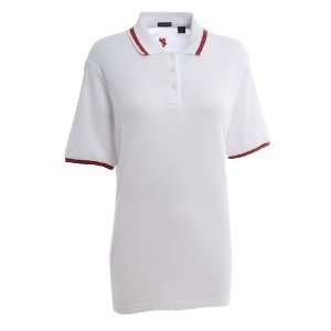 Ashworth Golf Womens Polo Shirt   White   10 US  Sports 