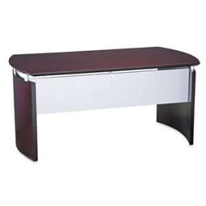 New   Napoli Series Wood Veneer 63w Desk Top with Modesty Panel 